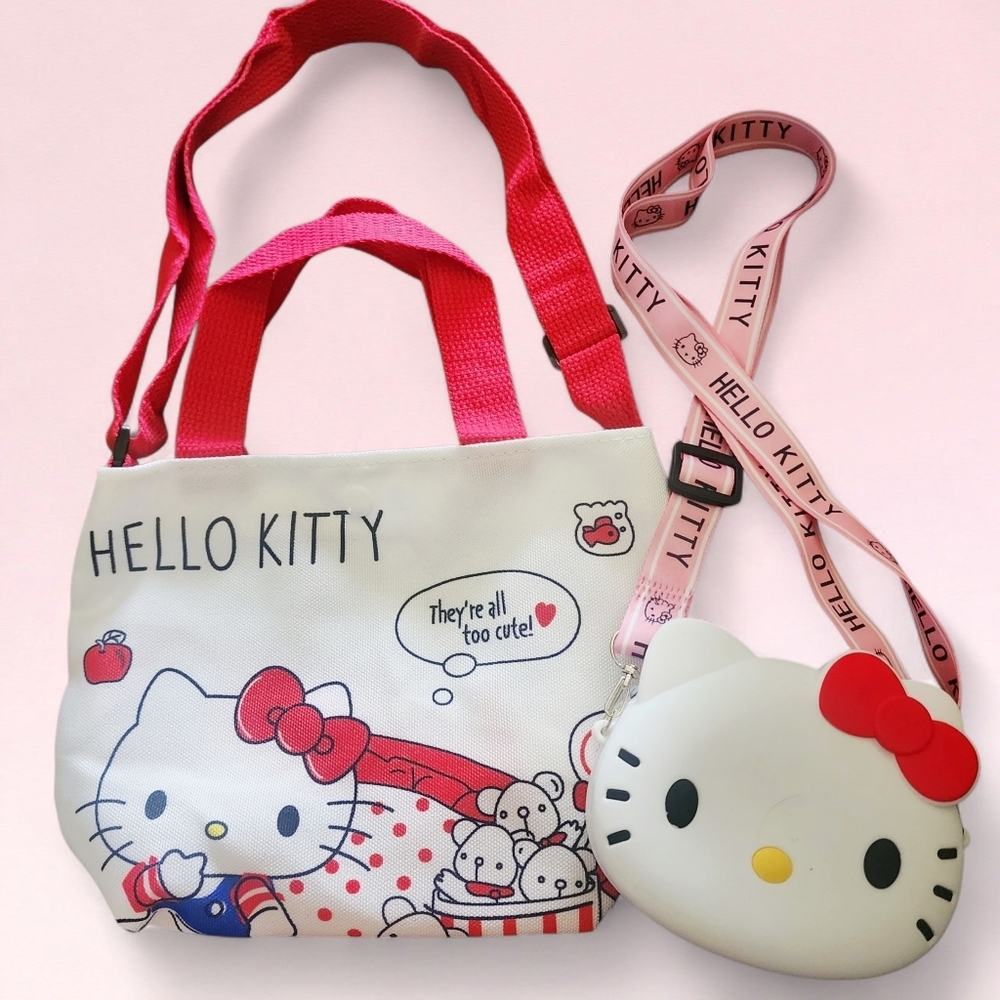 Hello Kitty Tote and Crossbody Set